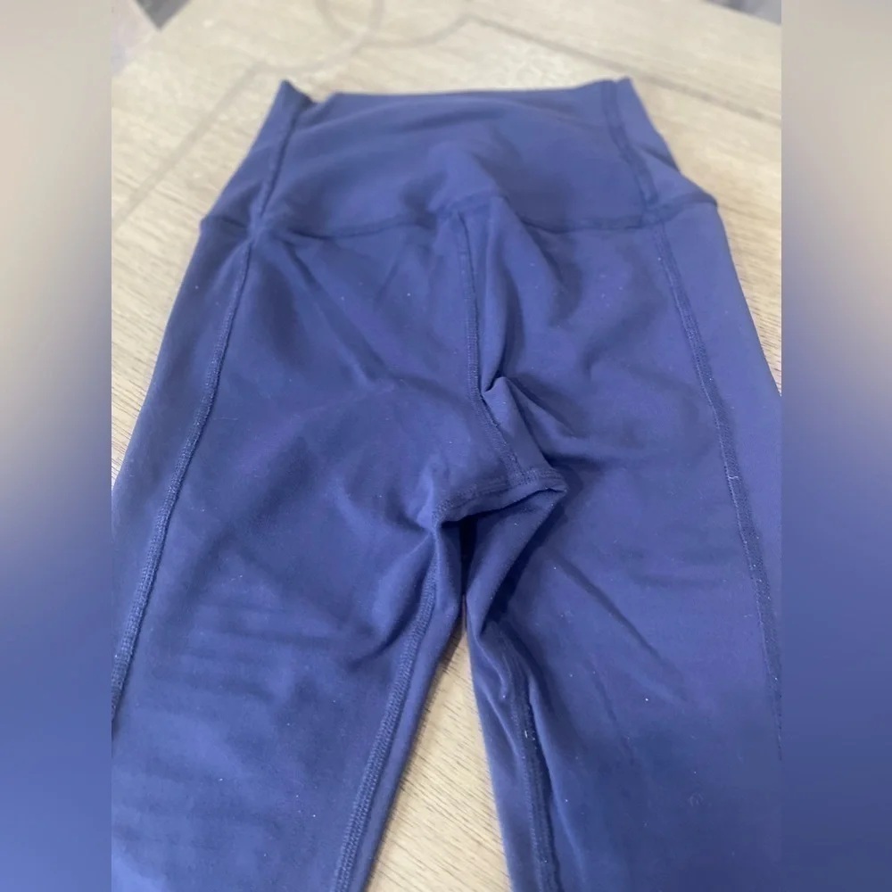 alo yoga leggings navy blue
